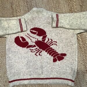 Bailey Rose Lobster cardigan Sweater